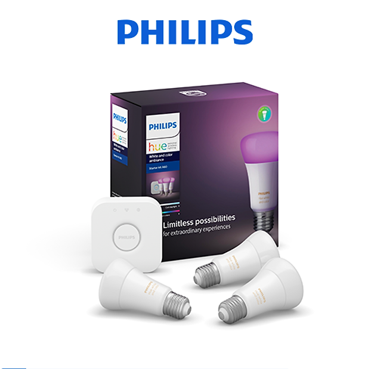 Bộ Đèn Kit Philips Hue 16 triệu màu