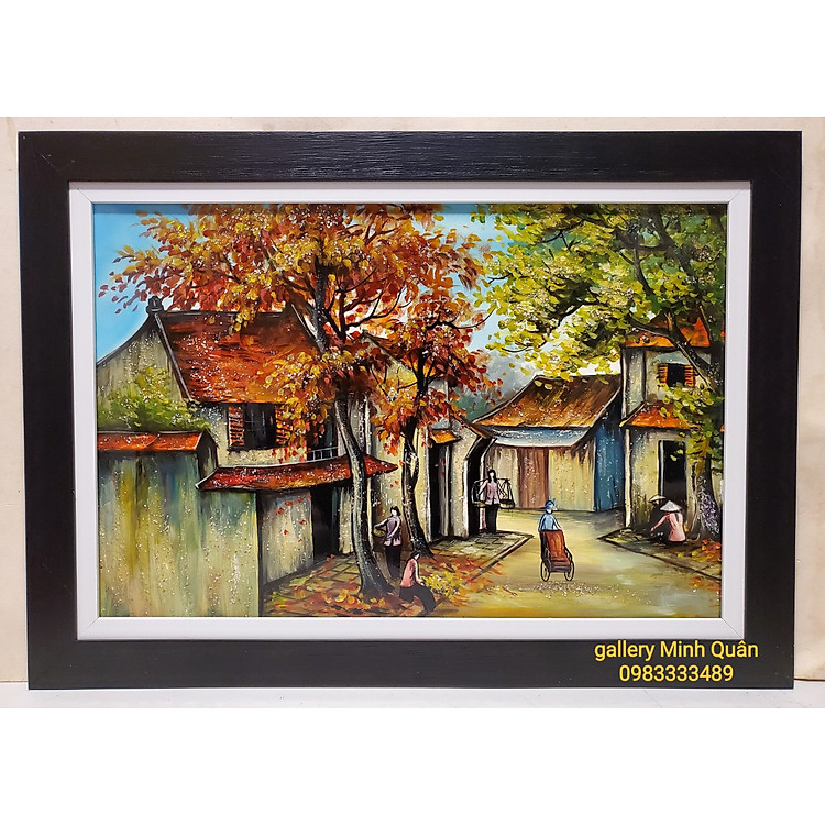 12 mẫu tranh sơn mài Phố Cổ Hà Nội