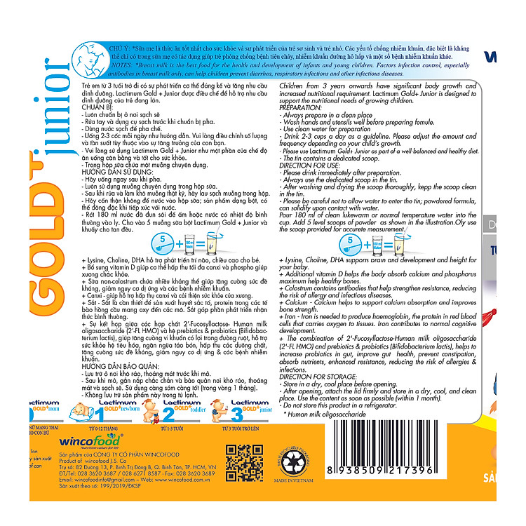 Dinh dưỡng Lactimum GOLD+ junior cho trẻ Tiết kiệm - Hình ảnh 3