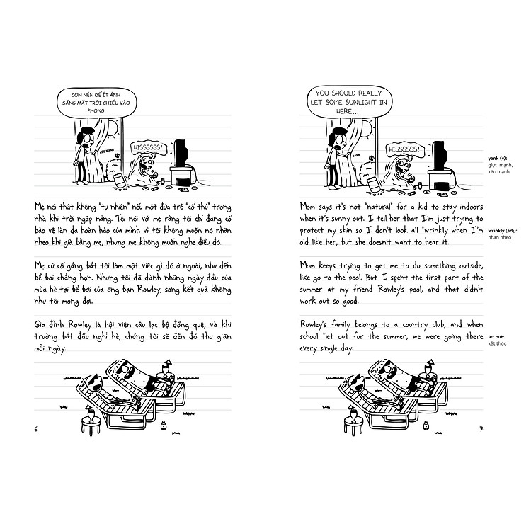 Nhật Ký Chú Bé Nhút Nhát song ngữ - Diary Of A Wimpy Kid - Ảnh 7