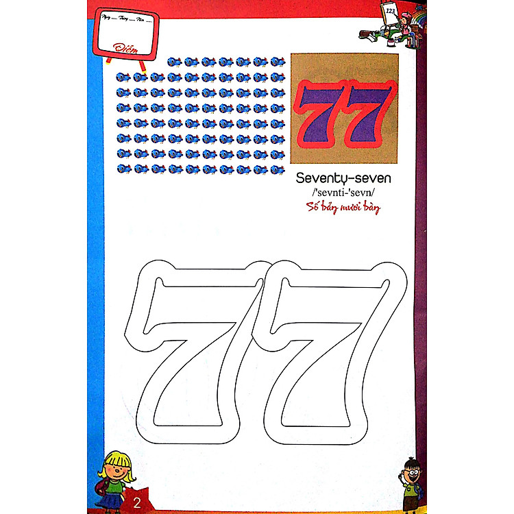 Tô Màu Chữ Số Và Học Đánh Vần Tiếng Anh Dành Cho Bé (Quyển 4) - Ảnh 4