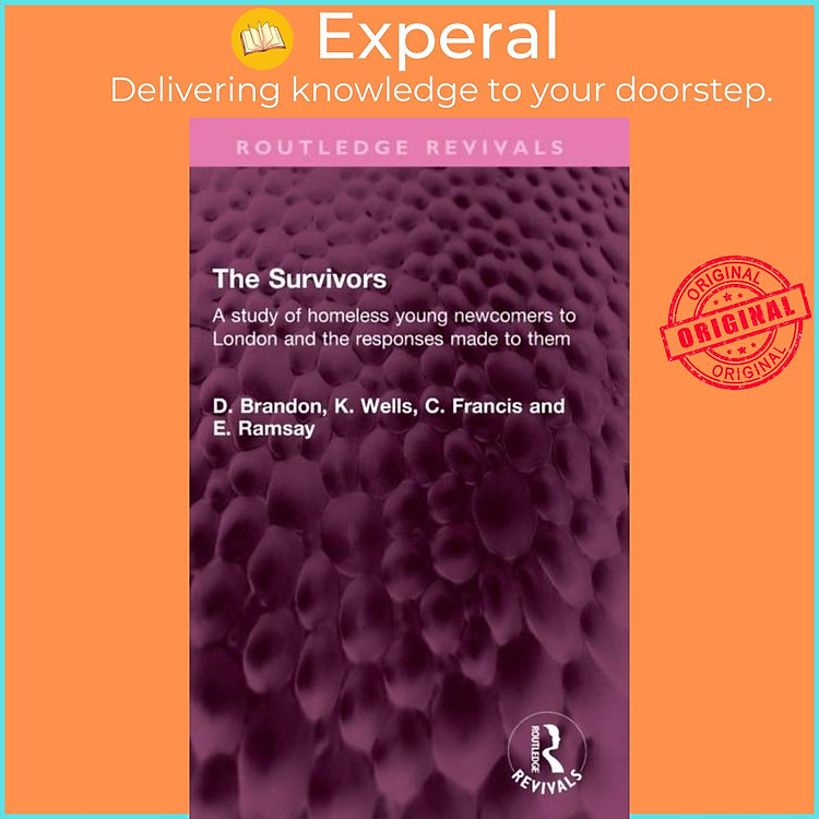 Sách - The Survivors - A study of homeless young newcomers to London and the respo by D. Brandon (UK edition, hardcover)