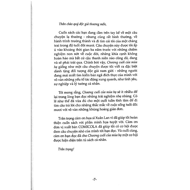 Chương Cuối Của Mùa Hạ - Ảnh 2