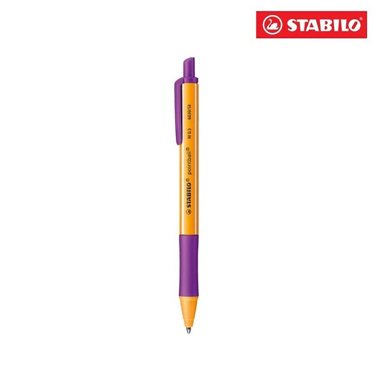 Bút bi bấm STABILO pointball POINT (6 màu)