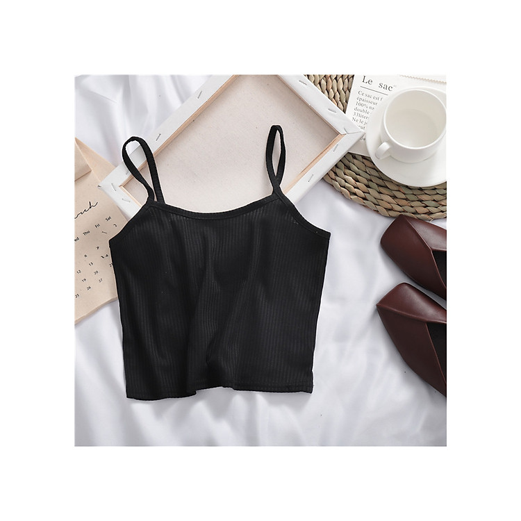 Áo Hai Dây Croptop Nữ