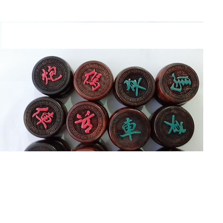 Cờ tướng gỗ trắc khắc lazser 3,7cm Chính hãng Giá tốt - Hình ảnh 2