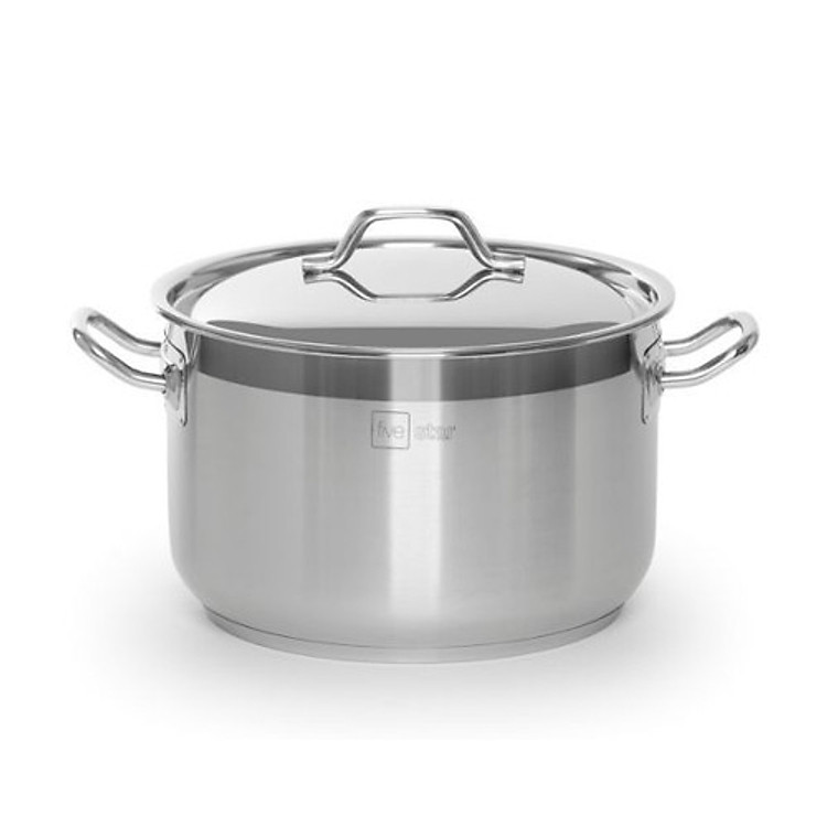 Nồi inox 3 đáy inox 430 FiveStar Standard nắp inox ( 32cm ) , tặng 1 vá canh