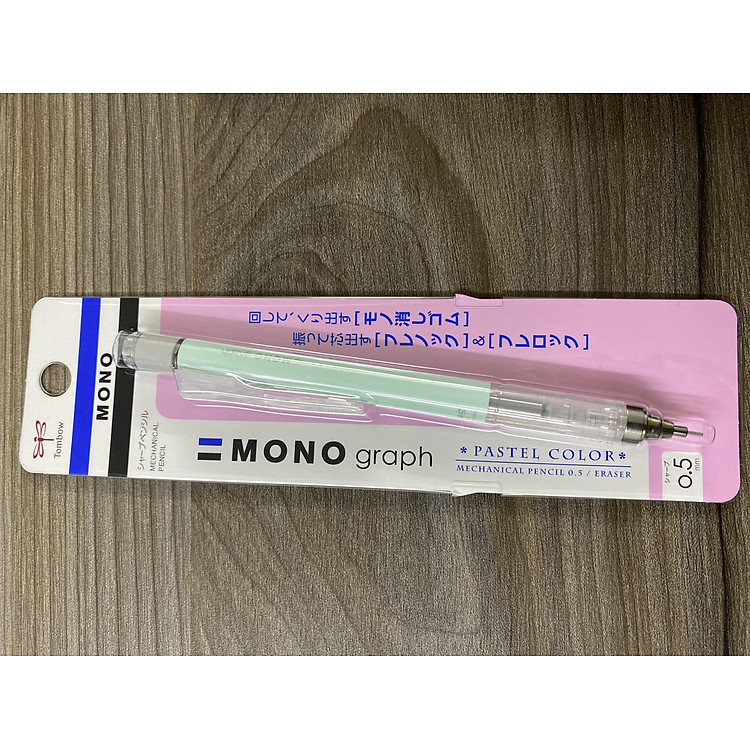 Viết Chì Bấm Tombow Ngòi 0.5mm (Màu Xanh lá nhạt)