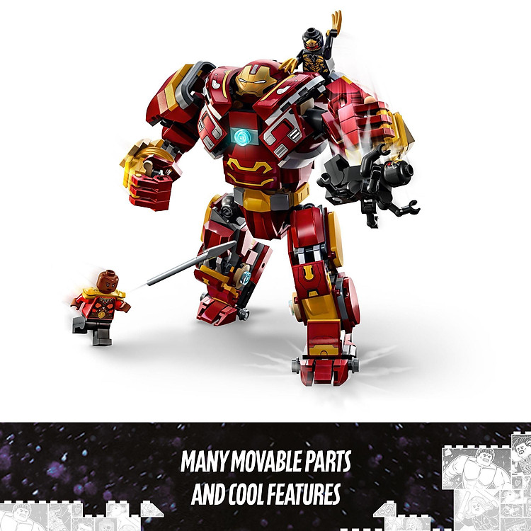 Mua LEGO Superheroes 76247 Chiến Giáp Hulk Buster Chính hãng Giá rẻ - Hình ảnh 5
