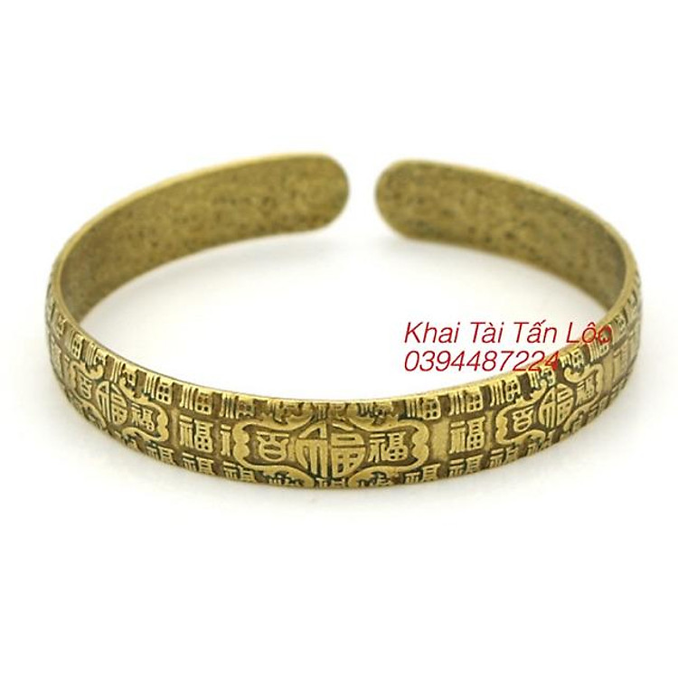 Vòng tay Bách Phúc bằng đồng có hộp đựng