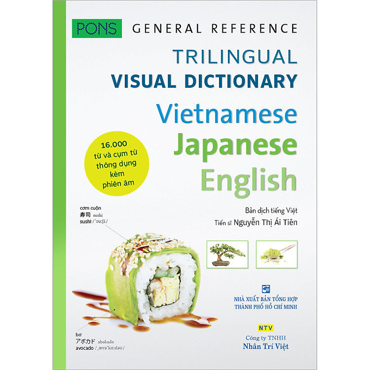 Mua tại Newshop :PONS GENERAL REFERENCE – TRILINGUAL VISUAL DICTIONARY Vietnamese–Japanese–English