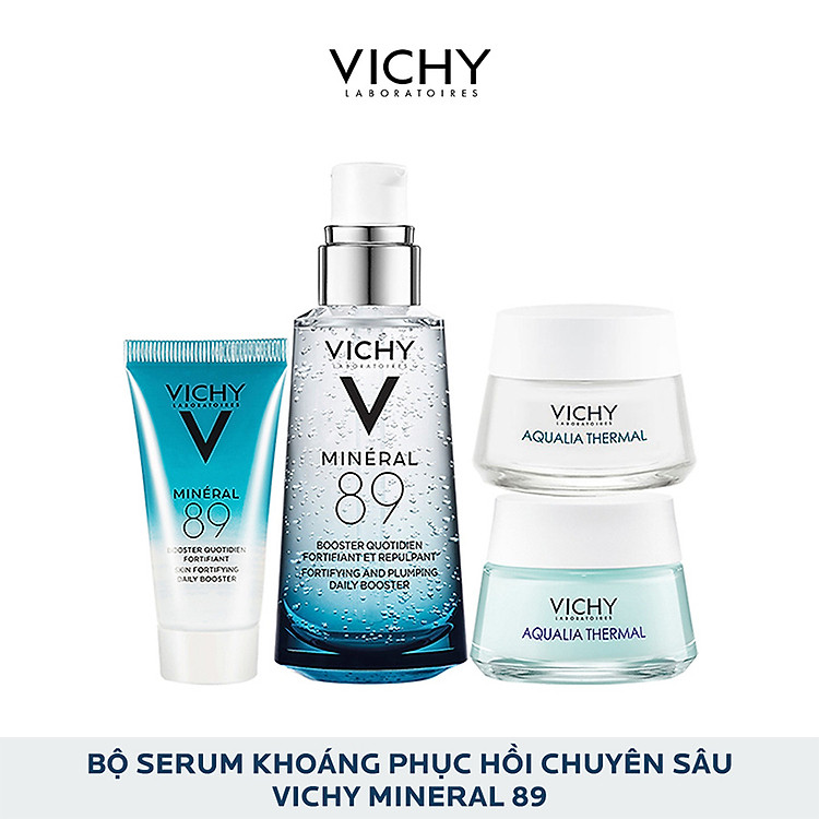 Bộ Sản Phẩm Serum Khoáng Phục Hồi Chuyên Sâu VICHY Mineral 89
