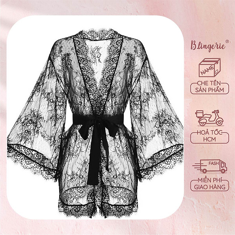 Áo Choàng Ngủ Ren Quyến Rũ - B.Lingerie