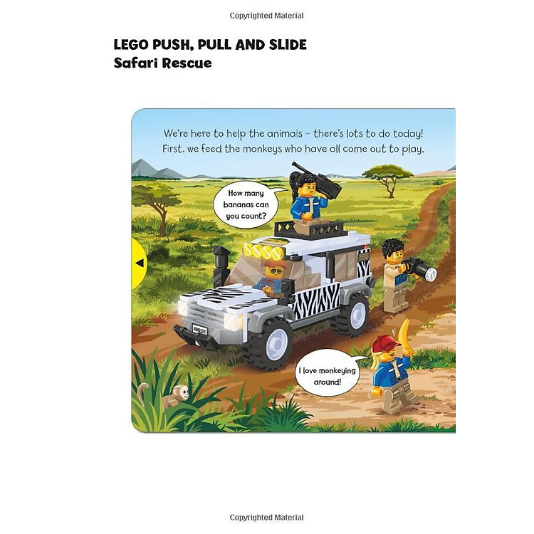 LEGO City. Safari Rescue: A Push, Pull And Slide Book - Ảnh 4