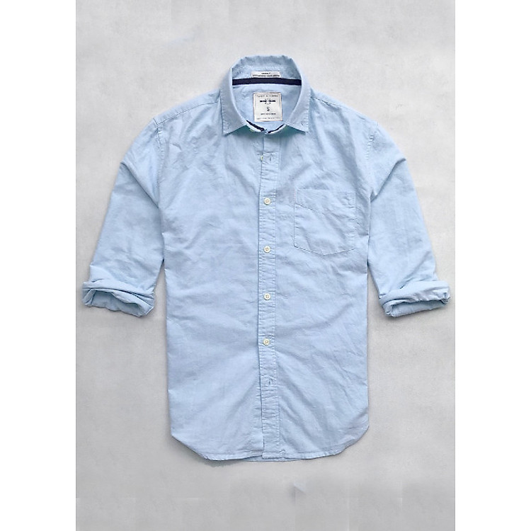 Áo sơ mi trắng nam tay dài vải oxford phù hợp công sở ND03