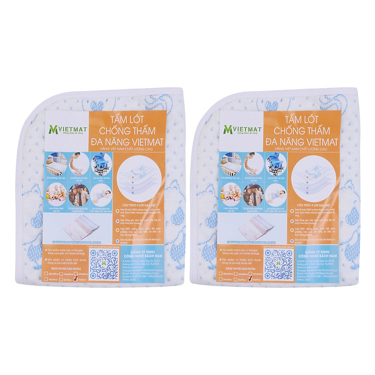 Combo 2 Tấm Lót Chống Thấm VIETMAT Chính hãng Giá rẻ