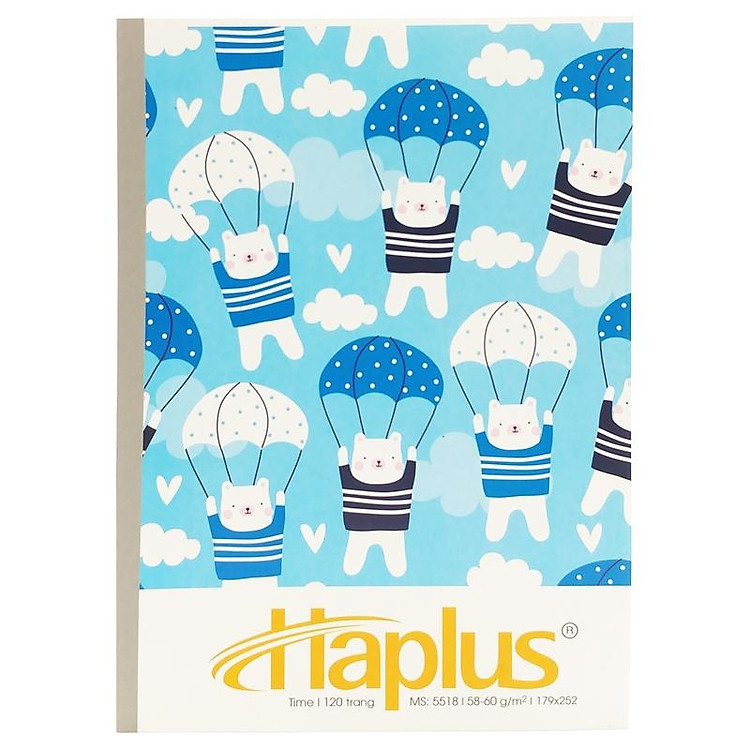 Vở Haplus Time Kẻ Ngang (120 trang) - Ảnh 2