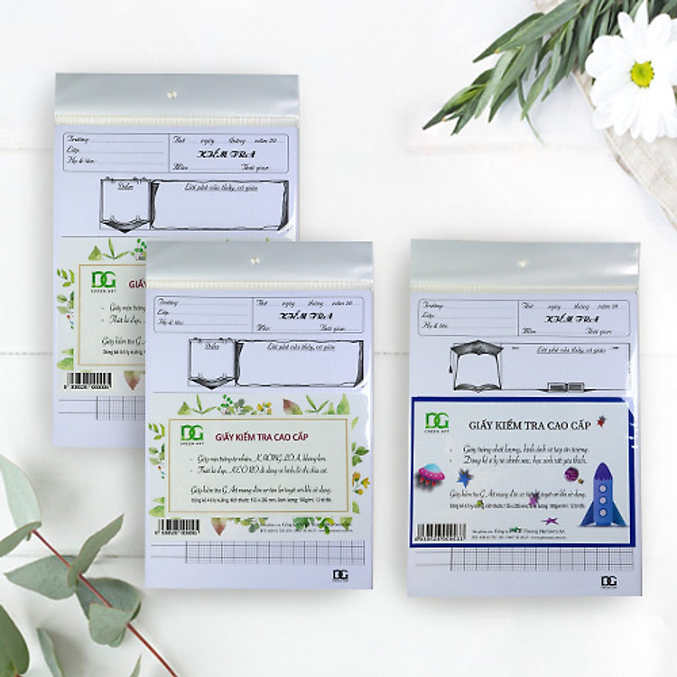 Giấy Kiểm Tra 4 Ô Ly (36 tờ) 15.5 x 20.5 cm
