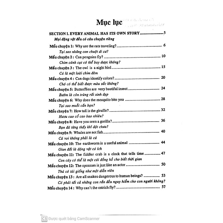Học Tiếng Anh Qua 100 Mẩu Chuyện Về Loài Vật (Song Ngữ Anh - Việt) - Ảnh 5