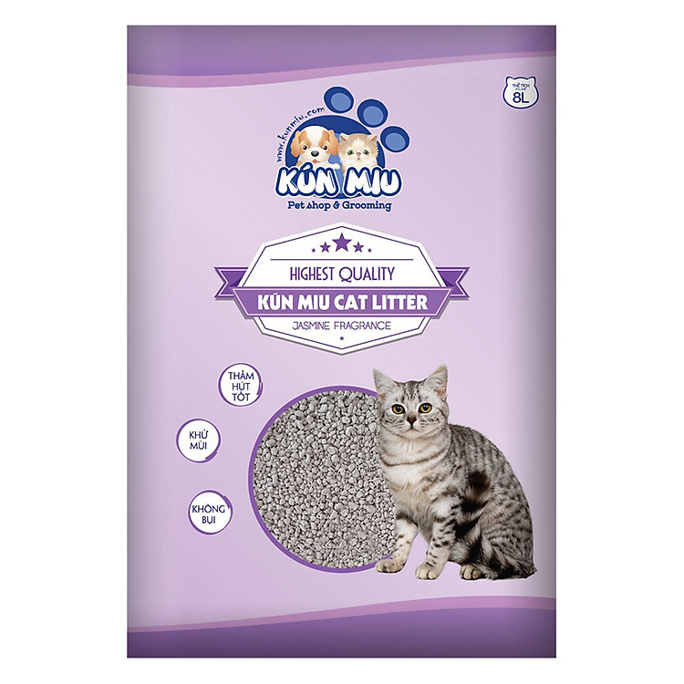 Cát Vệ Sinh Kún Miu Hương Hoa Nhài (8L)