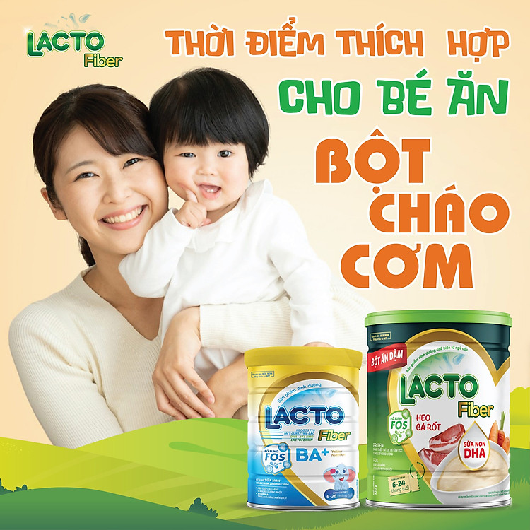 Bột Ăn Dặm Lacto Fiber 320g Chất lượng Ưu đãi - Hình ảnh 4