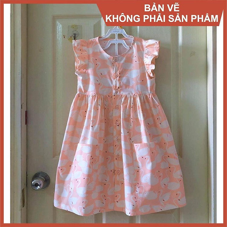 Rập đầm cánh tiên cho bé – Giấy A0 R400 (6 chiếc)