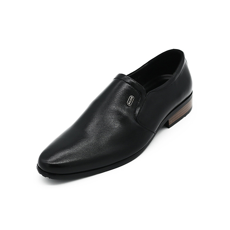 Giày Tây Nam Thủ Công Da Bò Thật K&T Black - GKT1303-01