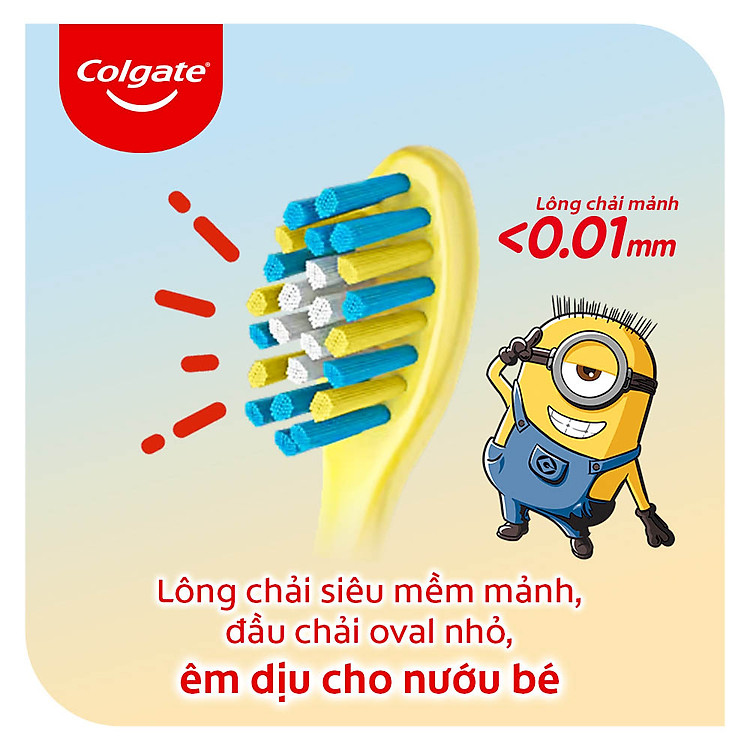Bàn chải Trẻ em Colgate Minion Chính hãng Giá tốt - Hình ảnh 4