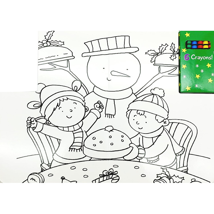 Wipe Clean Colouring Books - Snowman - Ảnh 5