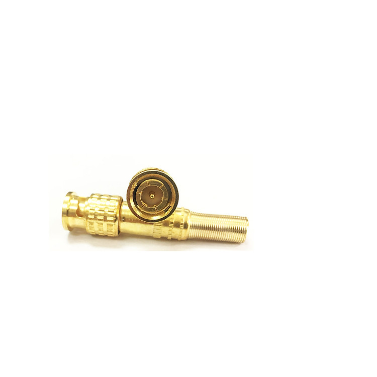 Combo Jack BNC vàng vít lò xo vặn cố định , lõi đồng (50 chiếc ) loại tốt