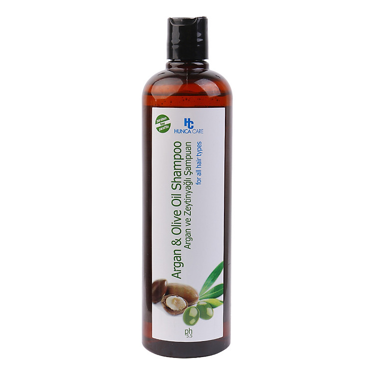 Dầu Gội Phục Hồi Và Bảo Vệ Tóc Chiết Xuất Hunca Care Olive And Argan Oil (700ml)