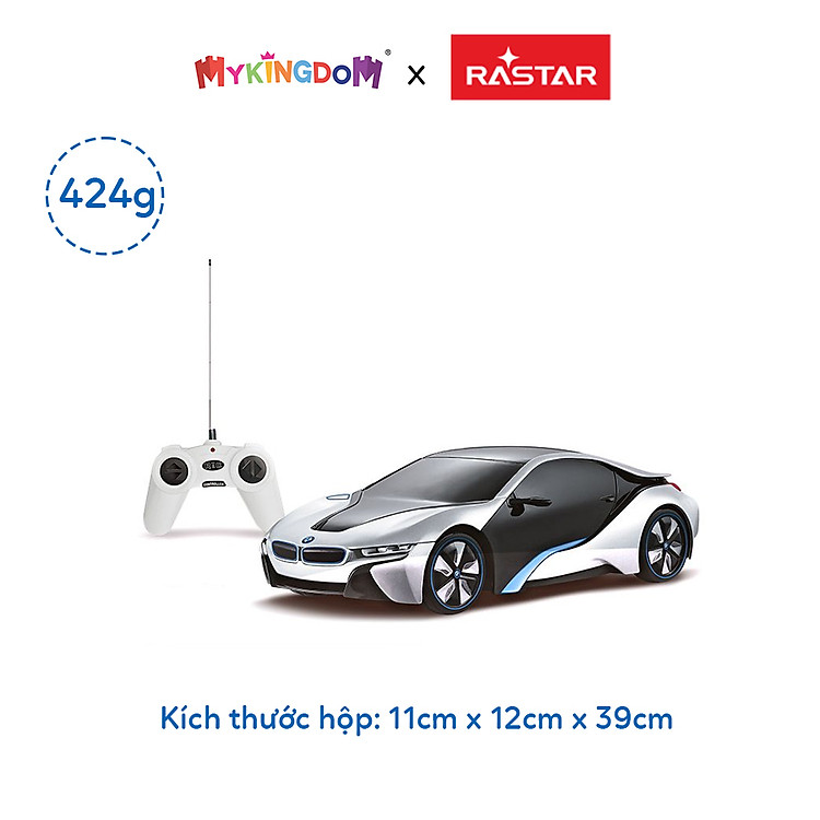 Xe điều khiển BMW i8 Bạc RASTAR Chính hãng Giá tốt - Hình ảnh 2