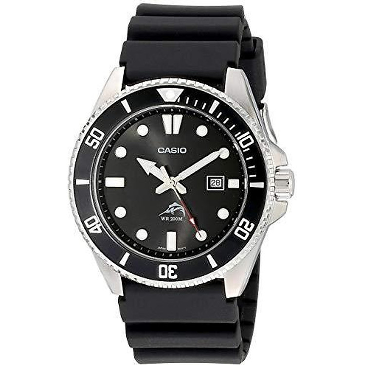 Casio Men's MDV106-1AV 200M Duro Analog Watch, Black