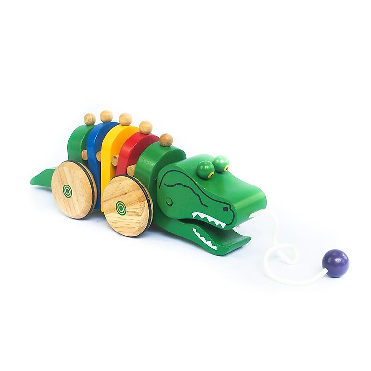 Mua Đồ chơi gỗ hình con Cá sấu Winwintoys Chính hãng Ưu đãi - Hình ảnh 3