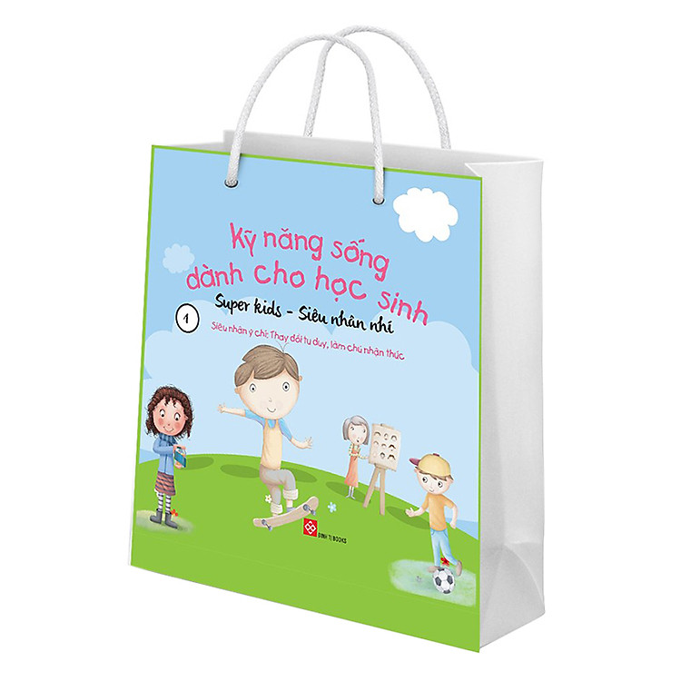 Sách Bộ Túi 1 - Kỹ Năng Sống Dành Cho Học Sinh - Super Kids - Siêu Nhân Nhí Siêu Nhân Ý Chí: Thay Đổi Tư Duy , Làm Chủ Nhận Thức (7 Cuốn)