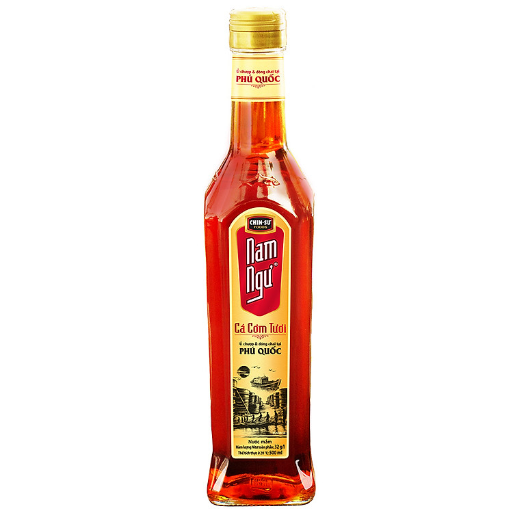Nước Mắm Nam Ngư Cá Cơm Tươi ủ chượp và đóng chai tại Phú Quốc 500ml