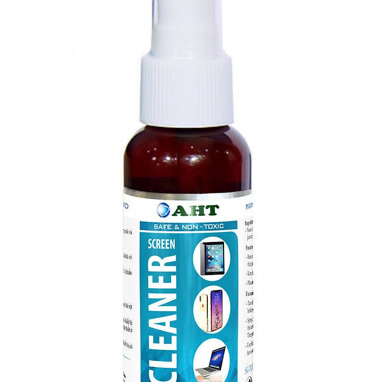Chai Xịt Nano Bạc Vệ Sinh, Diệt Khuẩn Màn Hình Điện Thoại, Máy Tính Bảng, Laptop Screen Cleaner AHT 50ml