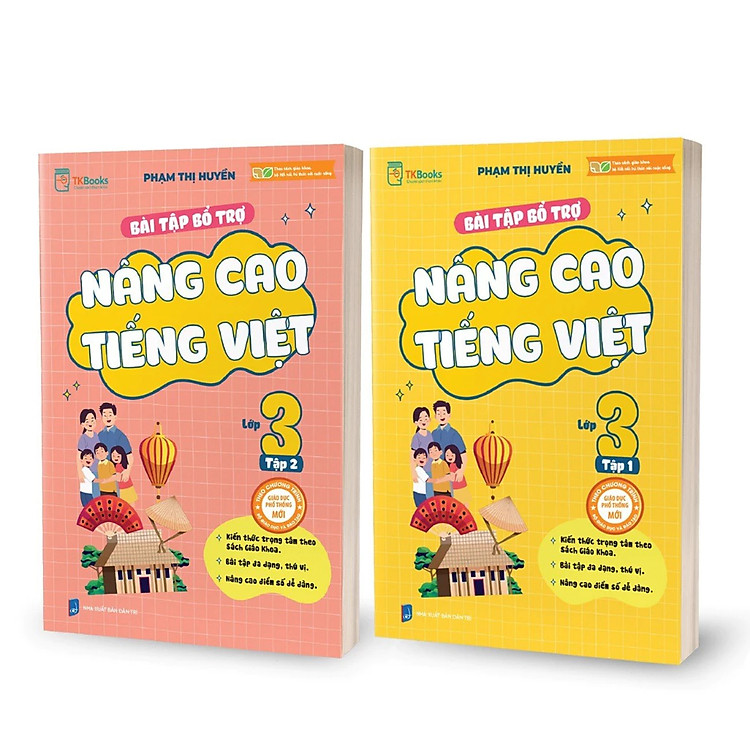 Sách - Combo Bài Tập Bổ Trợ Nâng Cao Toán - Tiếng Việt - Tiếng Anh Lớp 3 (Tập 1+Tập 2) - TKBooks