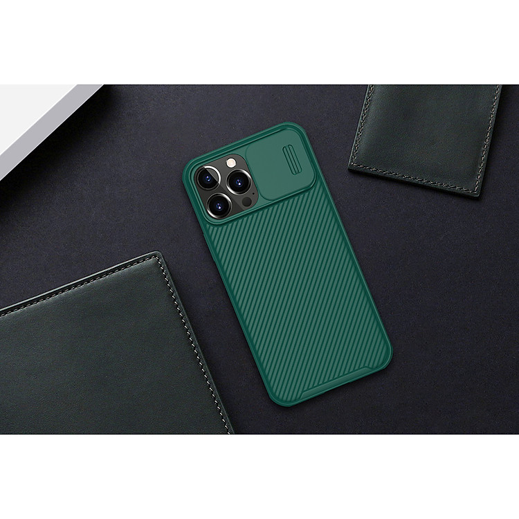 Ốp Nillkin bảo vệ Camera cho iPhone 13 / 13 Pro / 13 Pro Max Nillkin Camshield nắp đậy bảo vệ Camera - Hàng nhập khẩu