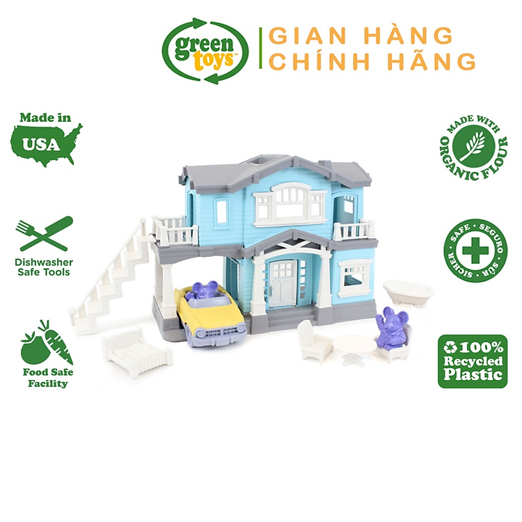Bộ Đồ Chơi Ngôi Nhà Green Toys Chính hãng Giá tốt