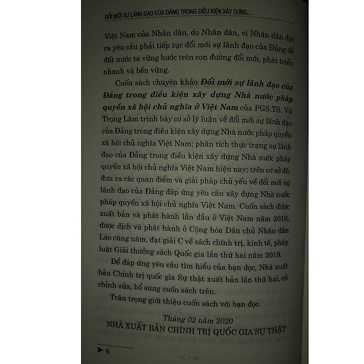Đổi Mới Sự Lãnh Đạo Của Đảng Trong Điều Kiện Xây Dựng Nhà Nước Pháp Quyền Xã Hội Chủ Nghĩa ở Việt Nam - Ảnh 4