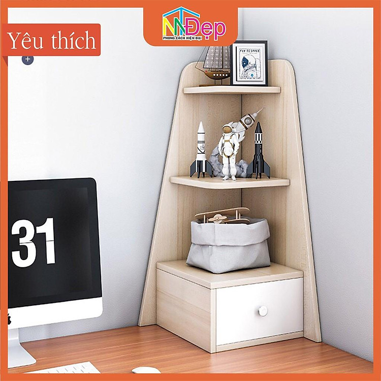 Kệ sách để bàn làm việc hoặc treo tường cao cấp KTT09