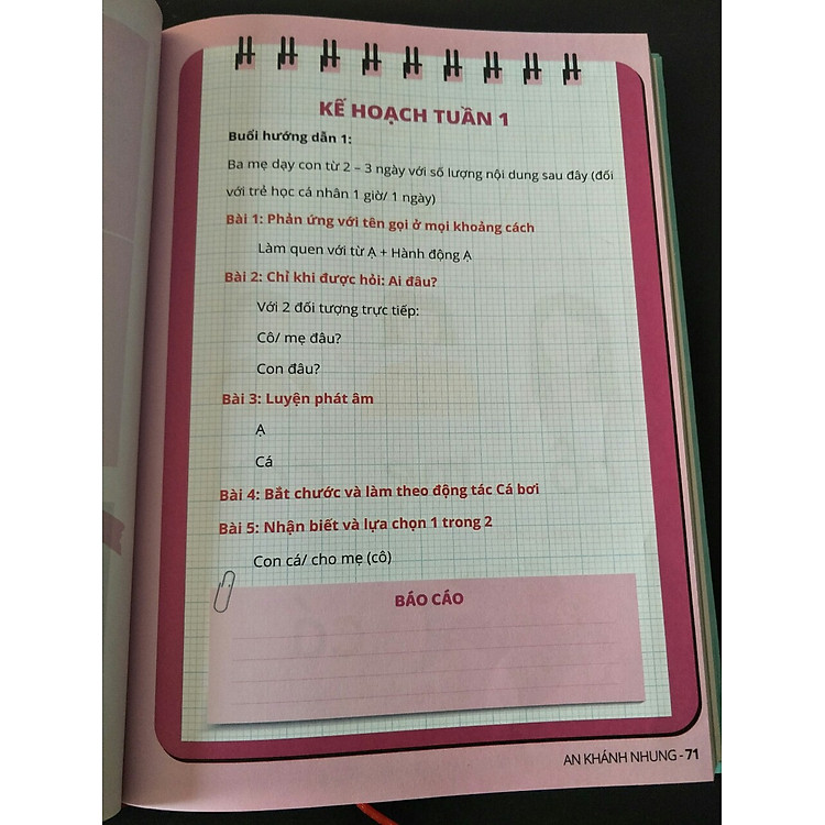 KẾ HOẠCH DẠY TRẺ CHẬM NÓI - Tự Kỷ (Tái bản lần I - 2020) - Ảnh 4