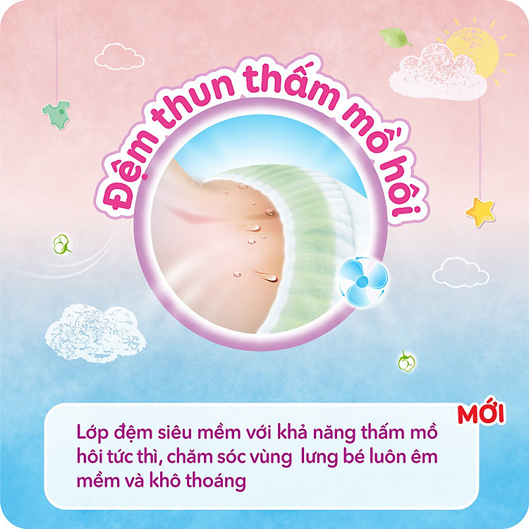 Tã Dán Bobby Size M 46 Miếng Chính hãng Giá rẻ - Hình ảnh 3
