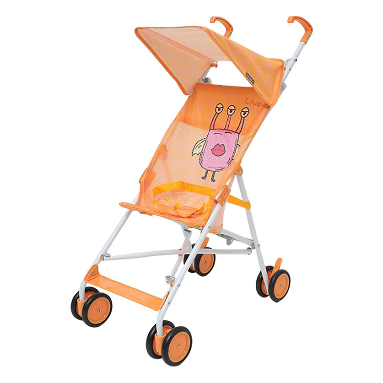 Xe Đẩy Em Bé Mesh Light Orange Binggio