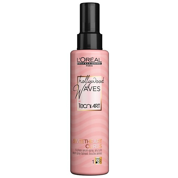 Xịt dưỡng L’Oréal Hollywood Waves Sweetheart Curls Spray duy trì nếp sóng xoăn nhẹ nhàng 150ml