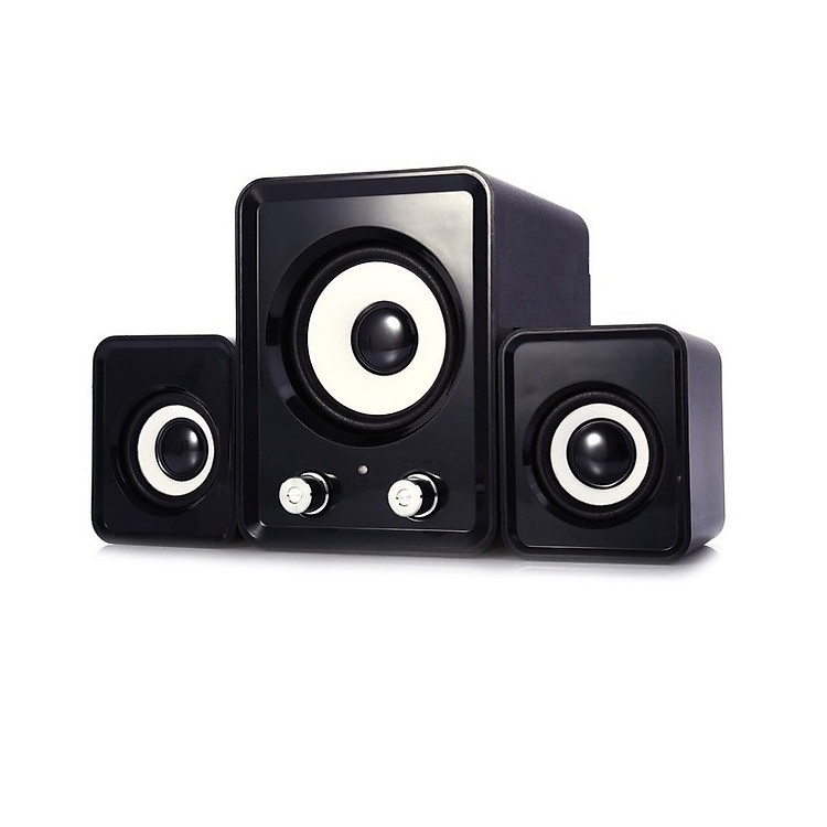 Loa vi tính 2n điện thoại máy tính laptop bass bộ 3 loa đen