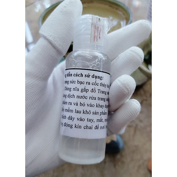 Nước rửa trang sức vàng bạc Keely Valda
