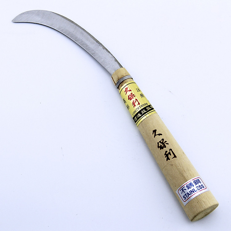 Liềm dao cán gỗ 25cm