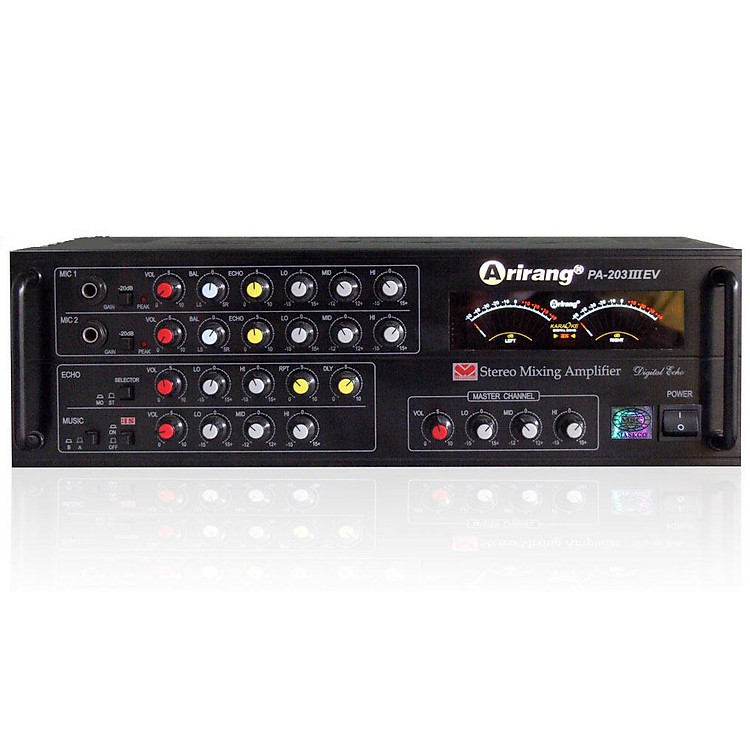 Amply Karaoke Arirang PA-203III EV (Đen) - Hàng chính hãng